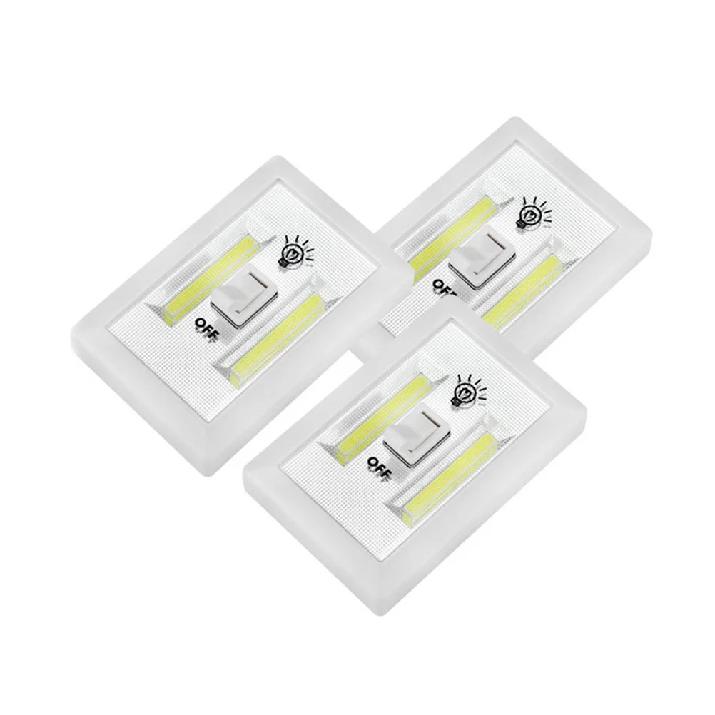 

Настенный выключатель света Cob Led с беспроводным управлением 4,3X3X1,2 дюйма для шкафа для спальни под полкой