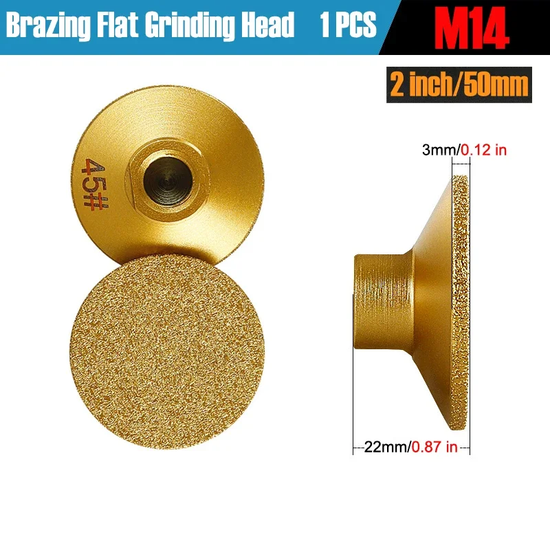 

45/60/100 зернистость, паяный камень, мрамор, кварц, гранит, галька, плоская шлифовальная головка, шлифовальный круг для полировки и полировки