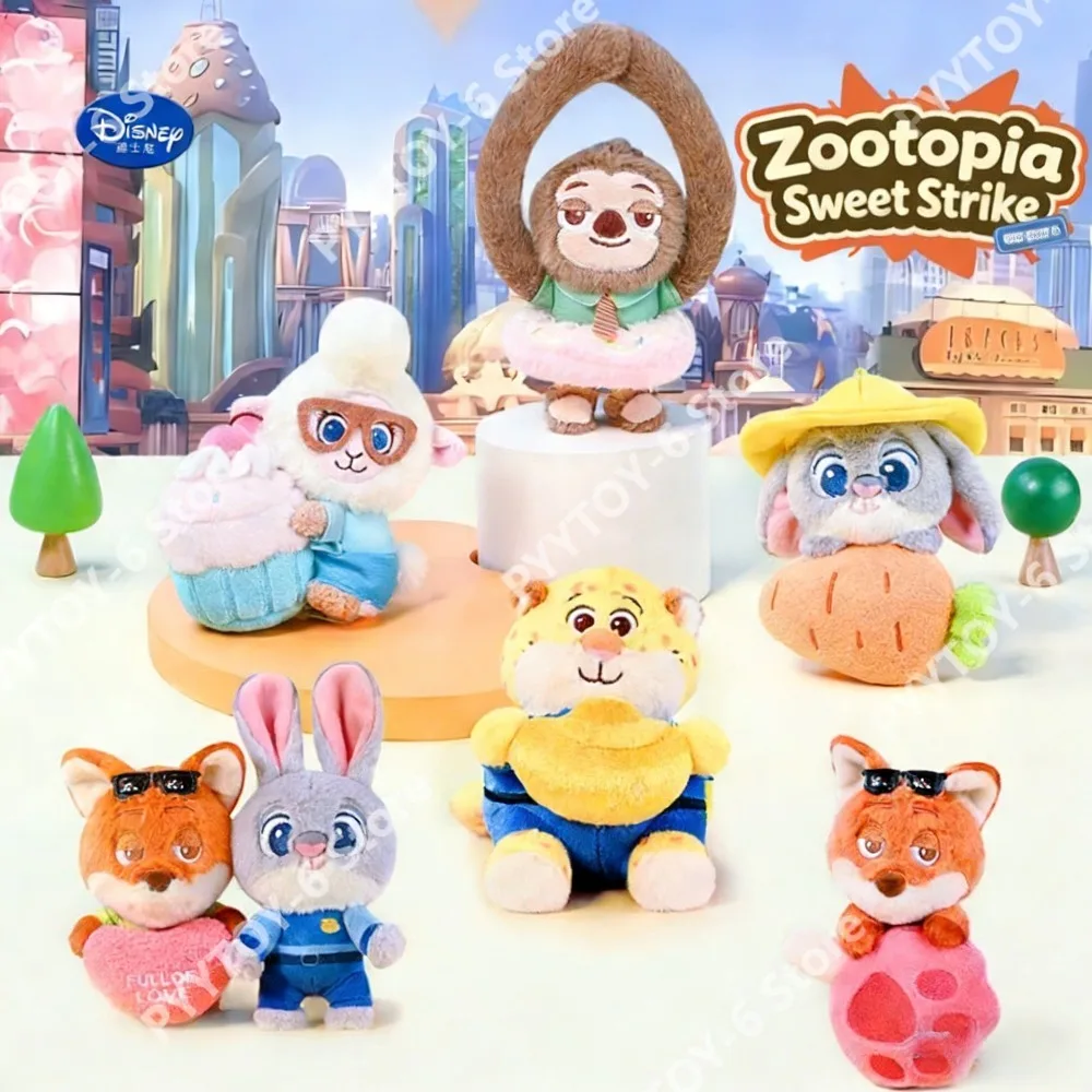 

Authentic Disney Zootopia Heartbeat Series Mini Plushie, ACG Pendant, Adorable Stuffed Doll Keychain, Mystery Box Surprise Gift