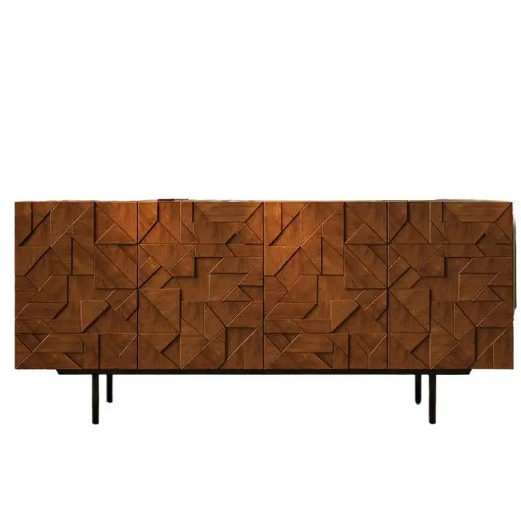 

Dining side cabinet Light luxury entrance cabinet Living room solid wood storage cabinet Bedroom decoration edge J ^