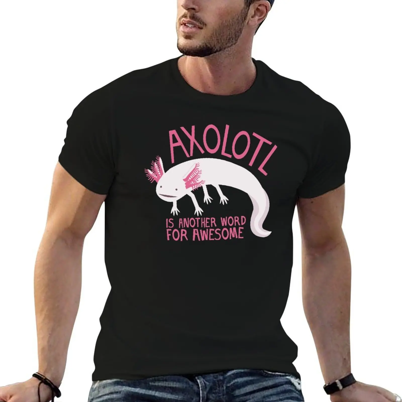 Another Word for Awesome T-Shirt cotton t shirts man 100% t shirts for man cotton funny man t shirt designer T-shirt
