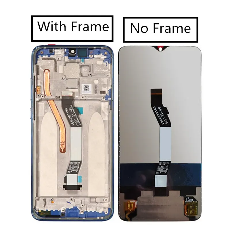 For Redmi Note 8 Pro LCD Display Touch Screen With frame Digitizer Assembly Replacement For Redmi note8 pro Global M1906G7G