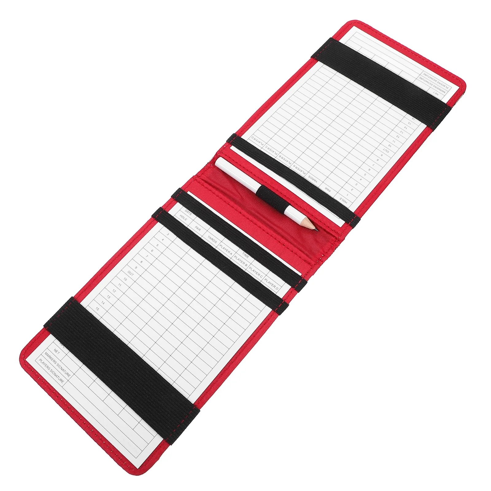 

1 Set Scorebook Portable Lightweight Recording Notebook Durable Oxford Cloth Compact Design Perfect Gift For Golf Lovers Score