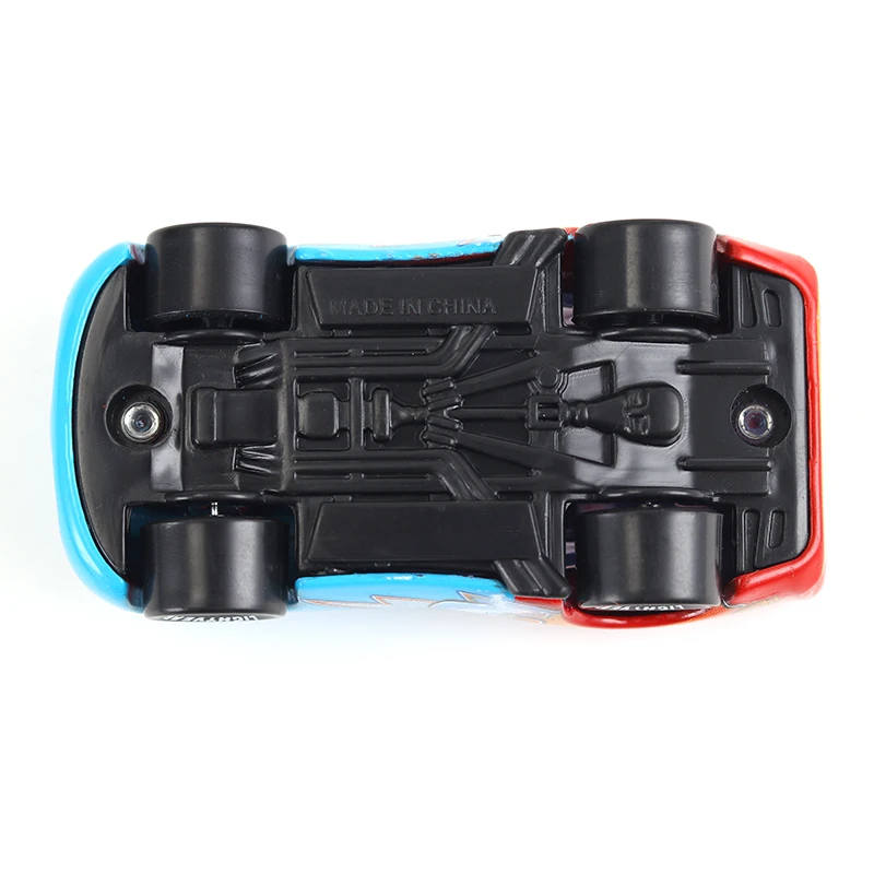 Balap lidah biru mobilisasi luar McQueen 1:55 Aloi Die Casting mobil Mini cangkir Piston mainan hadiah ulang tahun anak-anak