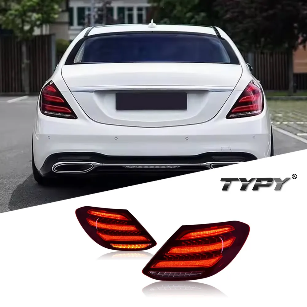 

TYPY Car Tail Lamp Accessories For Benz E-Class W213 2016-2019 Upgrade to NEW LED Dynamic Turn Signal Lamp Car TailLamp Assembly