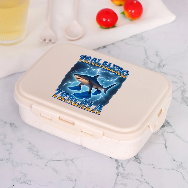 Italian Brainrot Lunch Boxes for Adult Cartoon Boys Girls Student Plastic Portable Bento Box Lunch Box Anime Birthday Cute Gifts view 3