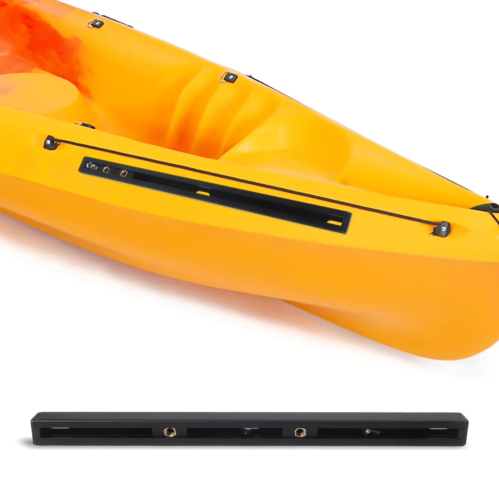 30cm 11.8inch Canoe Slide Track Mounting Bracket For Fishing Rods Slide Rail Boat Accessories Functional Track System
