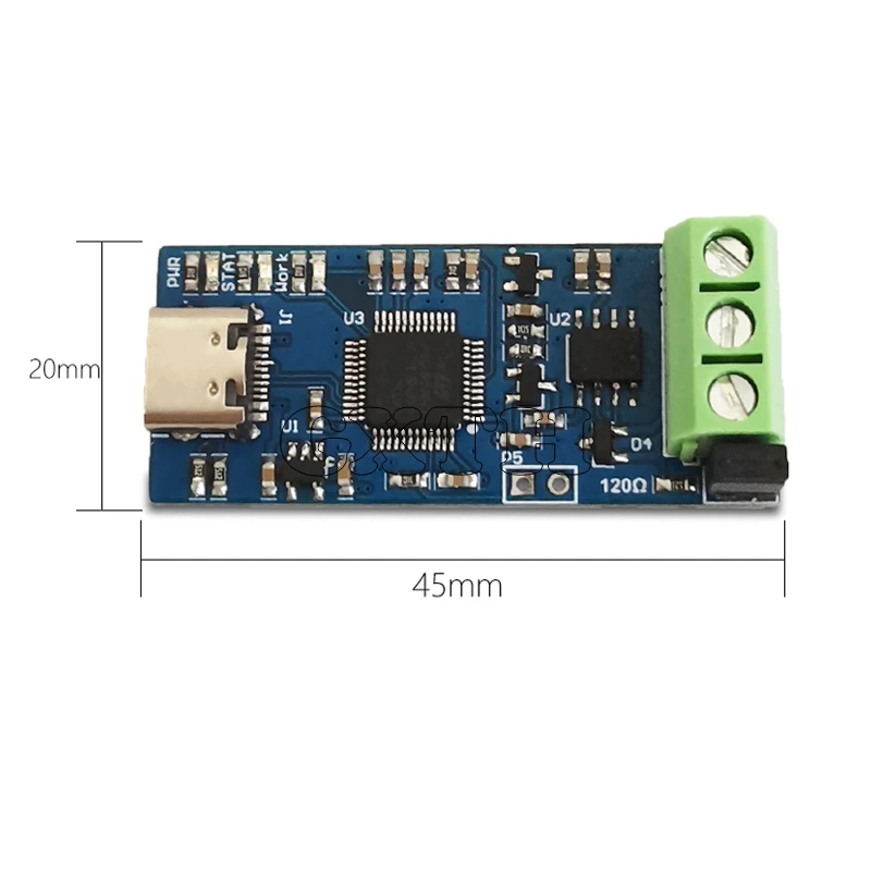 Type-C USB To CAN Module CANABLE V2.0 STM32G4 Supports CAN2.0 CAN-FD CAN Bus Analyzer