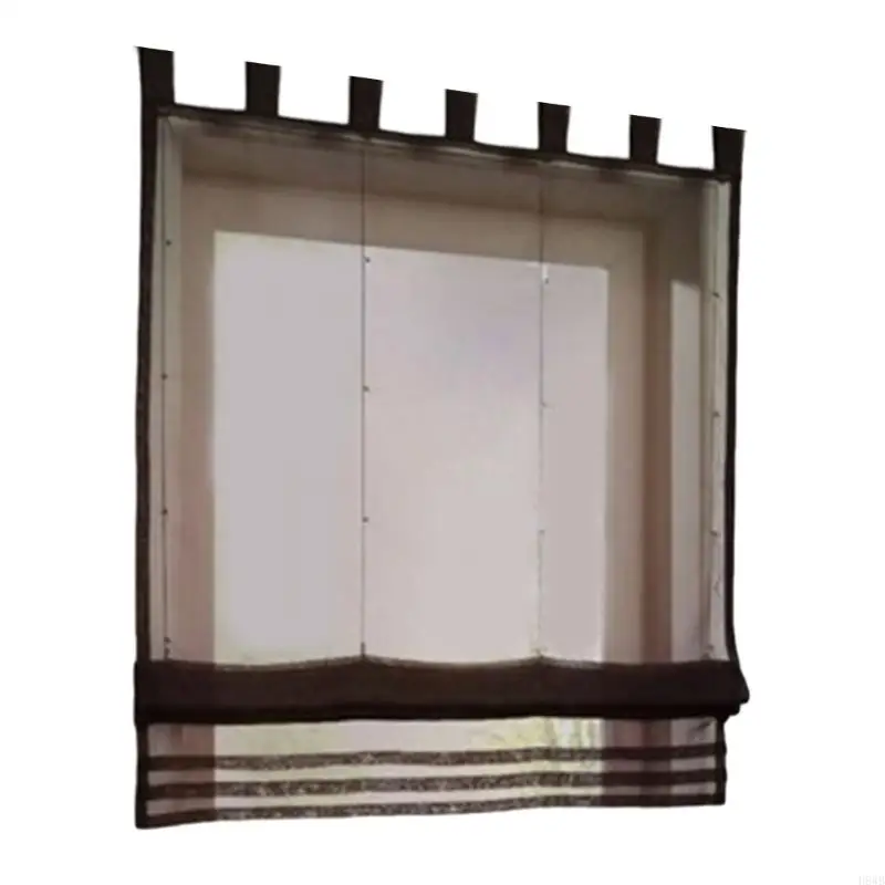 H8WB Roman Shade Roman Blind for Study and Balcony Light Filtering Easy Installation
