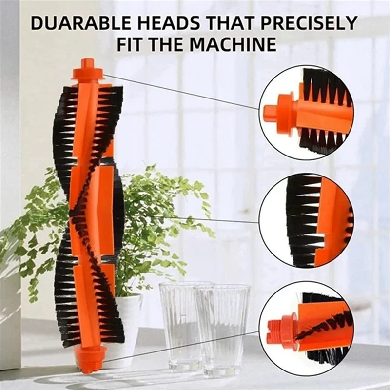 ABRG-For Xiaomi Mijia M30 Pro الأسطوانة الجانبية الرئيسية فرشاة فلتر Hepa ممسحة القماش كيس لجميع الغبار استبدال الملحقات #5