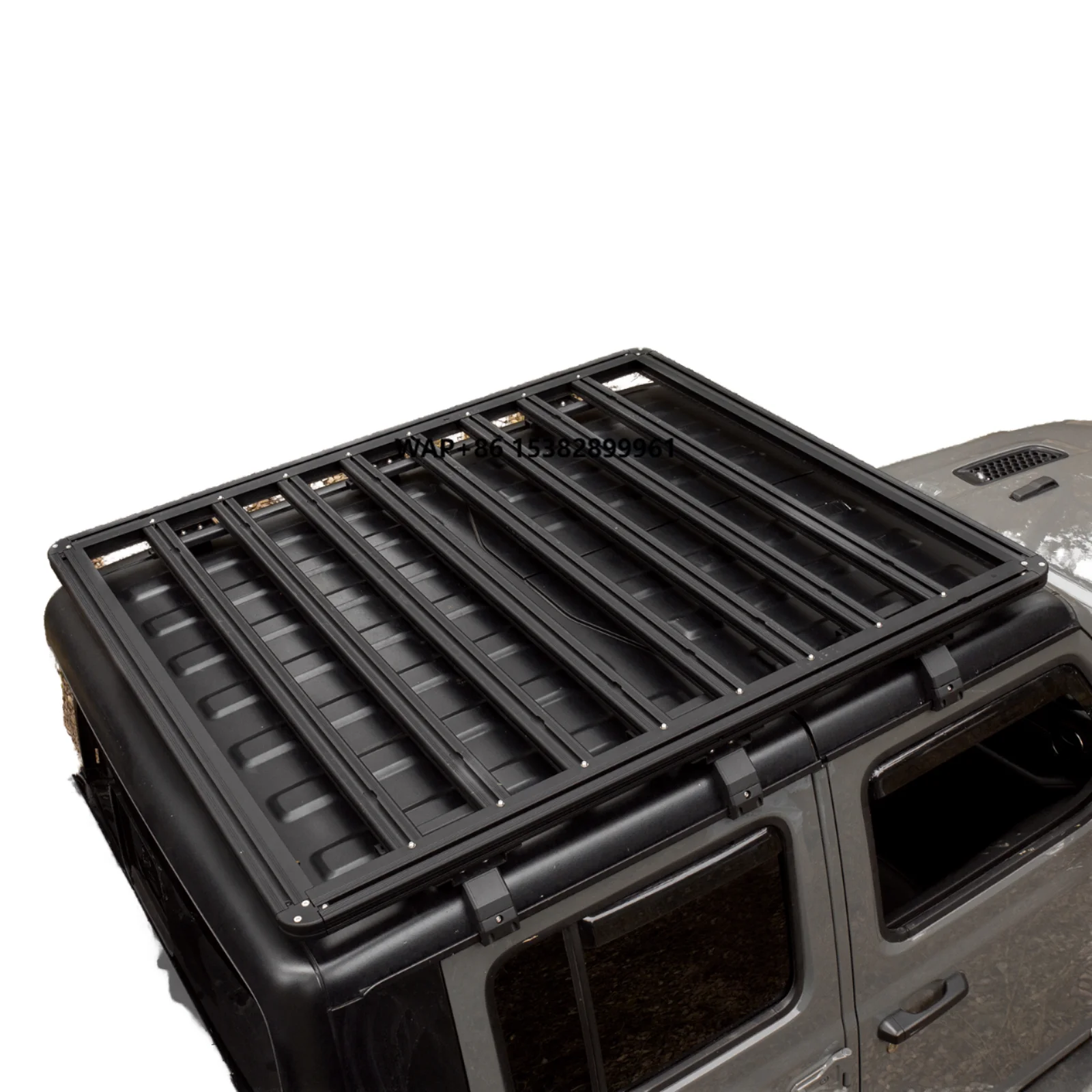 

Maiker Aluminum Alloy Roof Rack for Wrangler JL with 100kg Capacity-Roof Mount Cargo Carrier Easy Installation