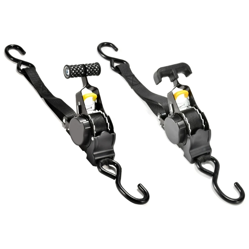 2025 New Retractable Ratchet Strap Heavy Duty Retractable Ratchet Tie Down Strap Break