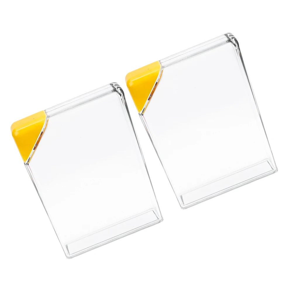 

2pcs Creative Plastic Water Cup Slim Flat Bottle Outdoor Travel Portable Rectangle Flask Triangle Cap Durable
