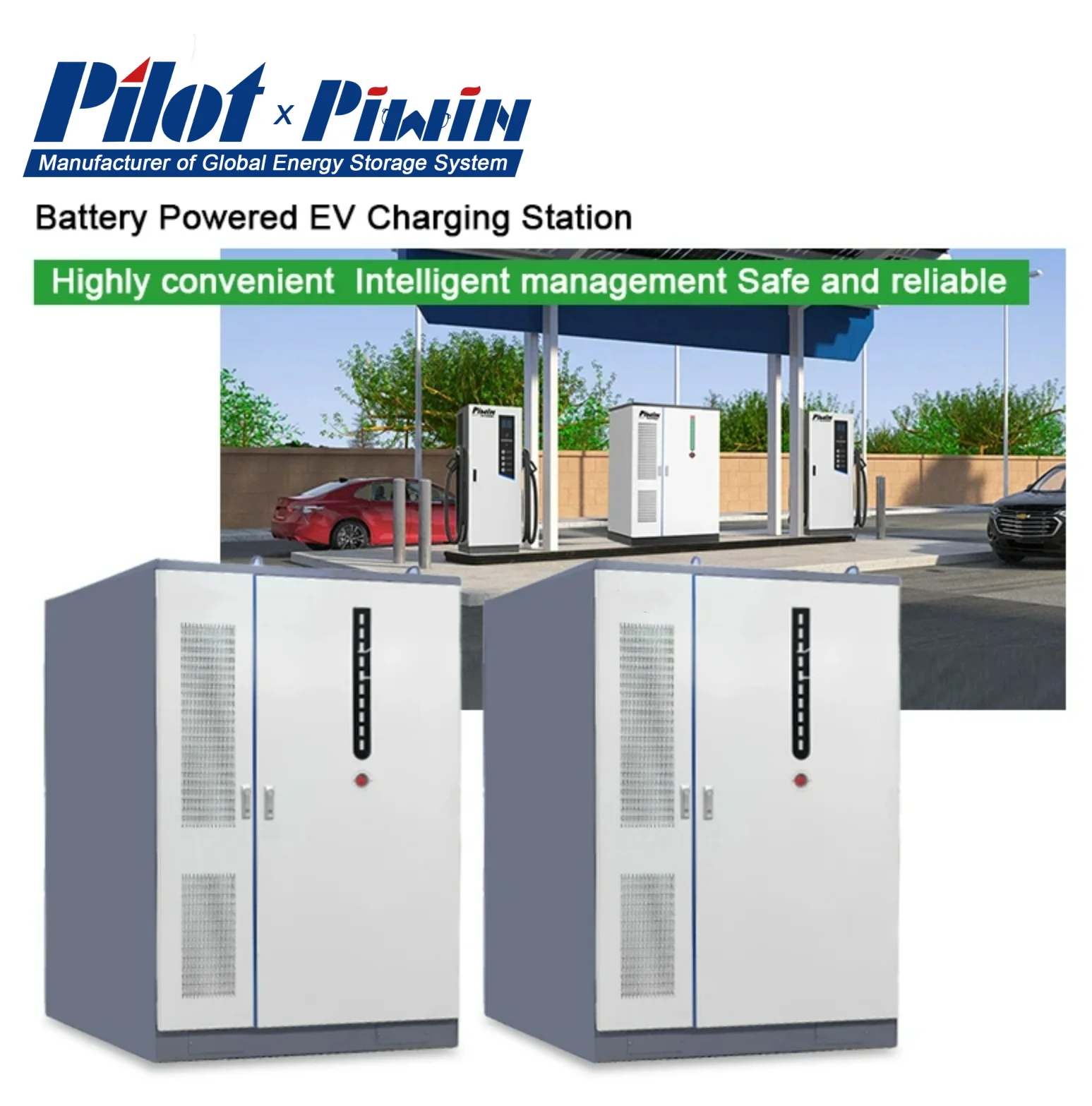 Commercial 100kW 232kWh Integrated Liquid Cooling ESS All-in-One Charing Station Energy Storage System for EV Charger