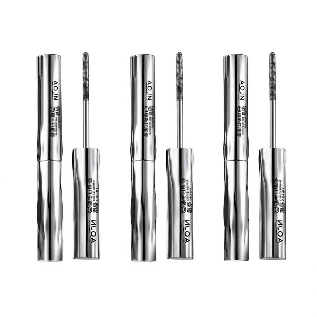 Fine Tooth Comb Steel Tube Mascara Eye Makeup Products Essential for Natural Curling Lengthening Waterproof Slender Eye Make