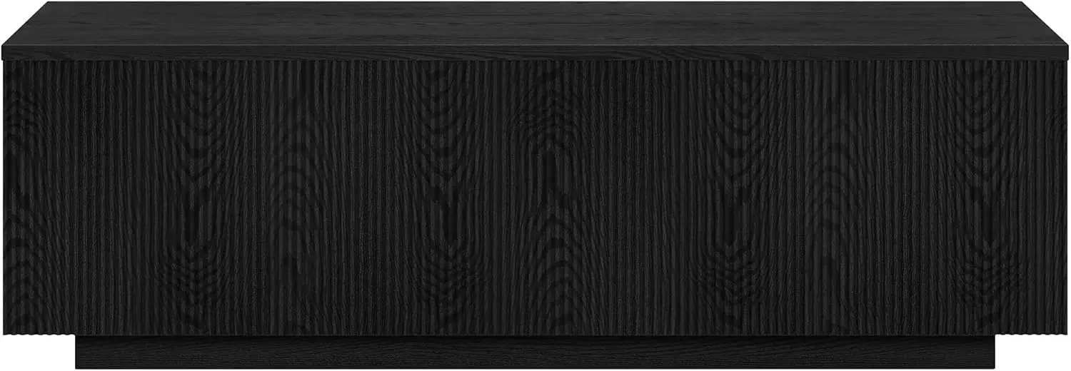 Table basse rectangulaire de 48 po de large, en noir Mars