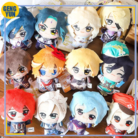 New Anime Game Genshin Impact Cute Tartaglia Kaeya Diluc Venti Xiao Klee Figure Plush Toy Doll Bag Pendant Collection Gifts