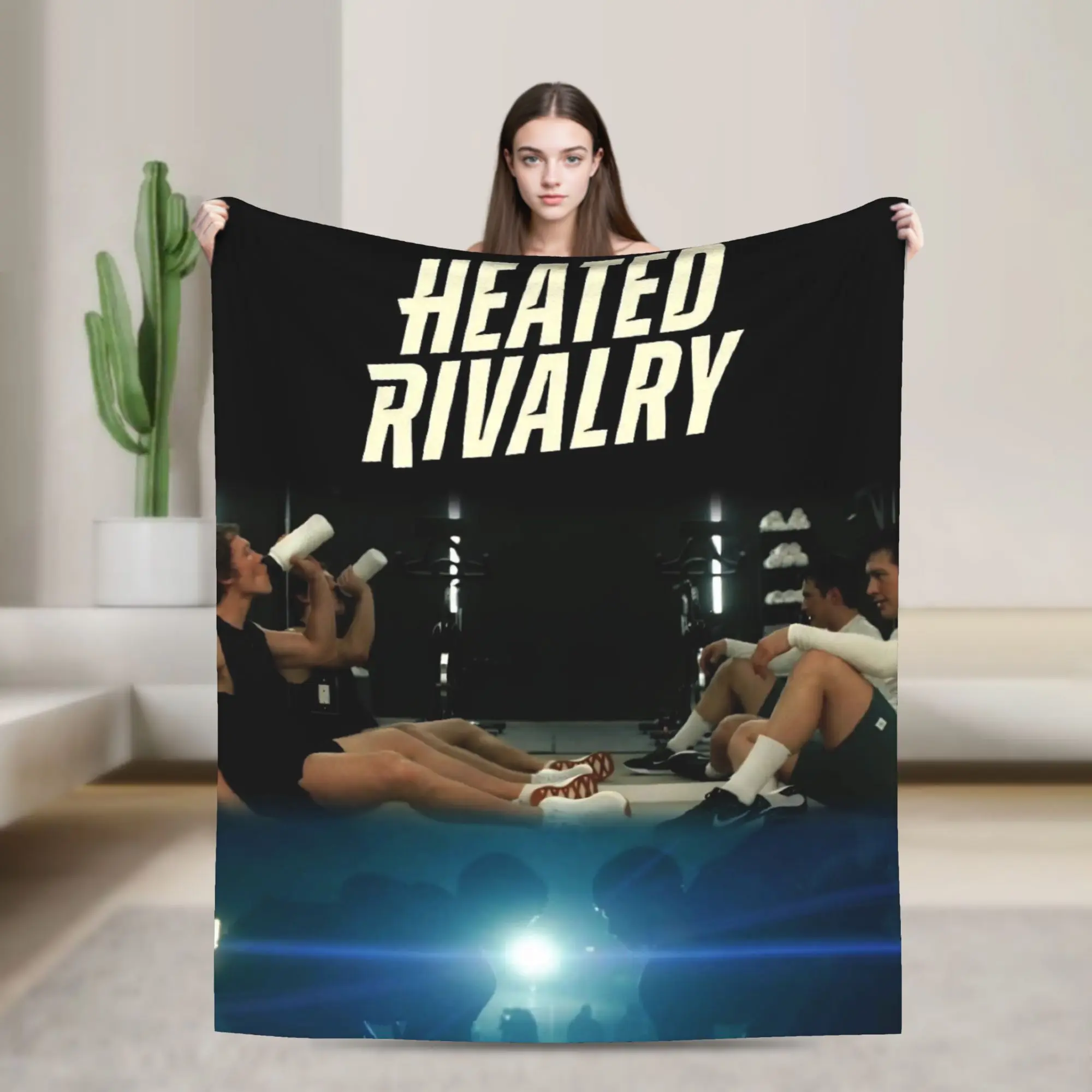 Heated Rivalry Blanket Shane Hollander  Super Warm Fluffy Plush Bedding Throws For Child Couch Bed Flannel Bedspread Bed Cover