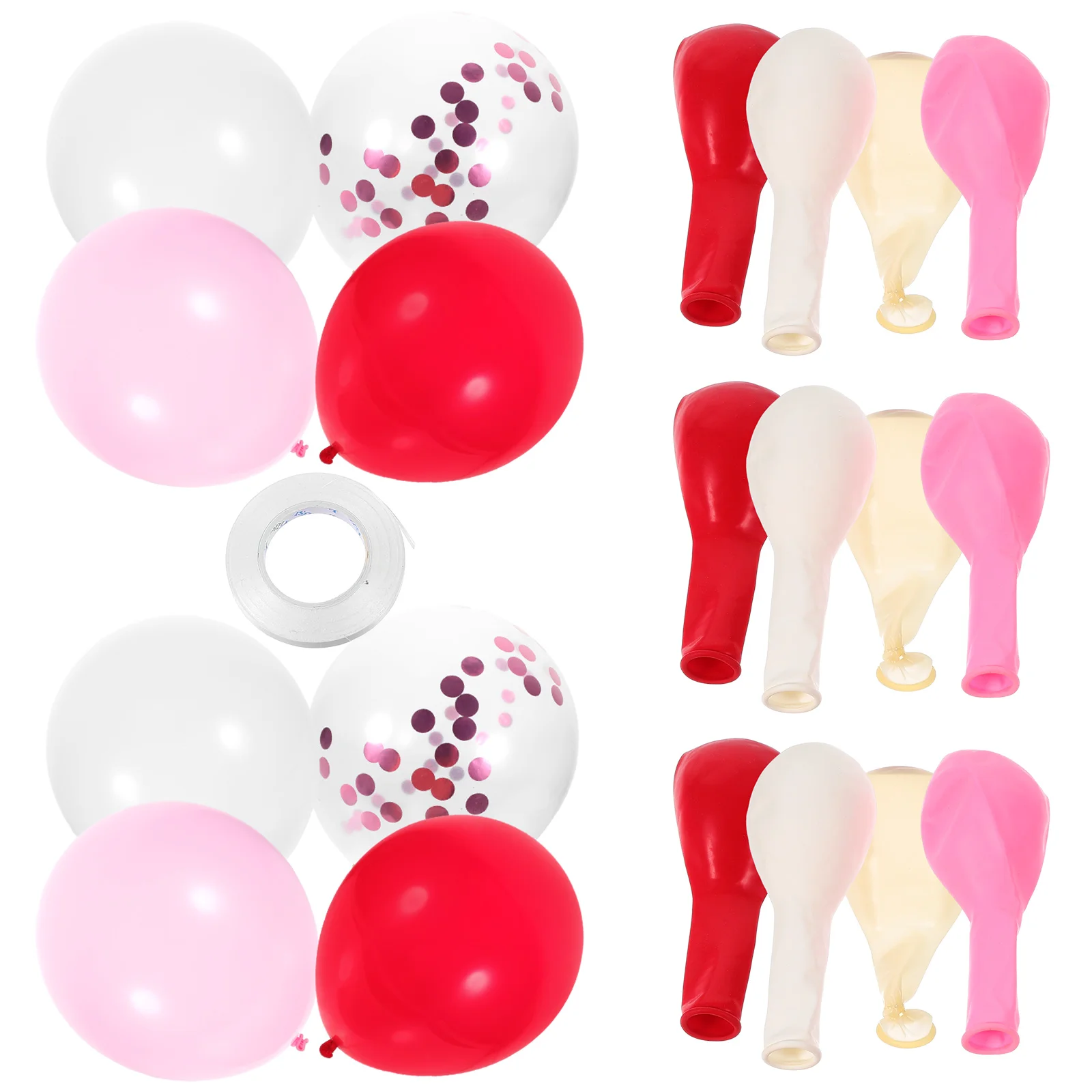 

40 Pcs Balloon Suit Party Balloons Pastel Garland Valentine Decorations Valentines Day Set