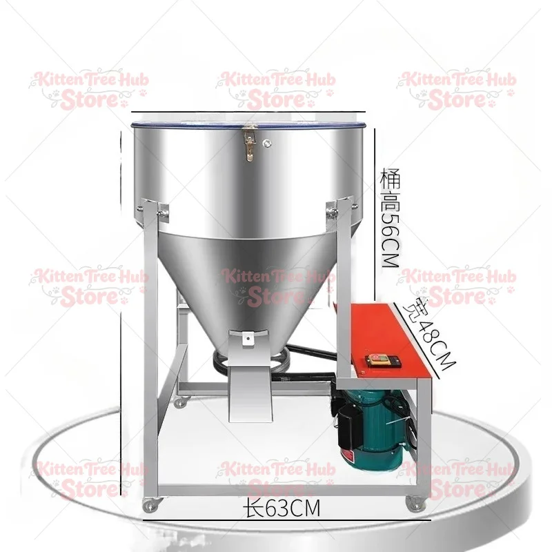 Farming Animal Feeds Plastic Dry Powder Mixer Blender Machine