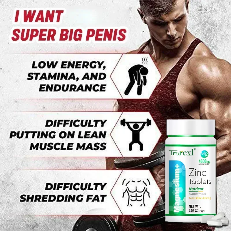 Testosterone Booster, Muscle Recovery and Endurance Supplement, Increases Stamina & Strength, for Men and Women