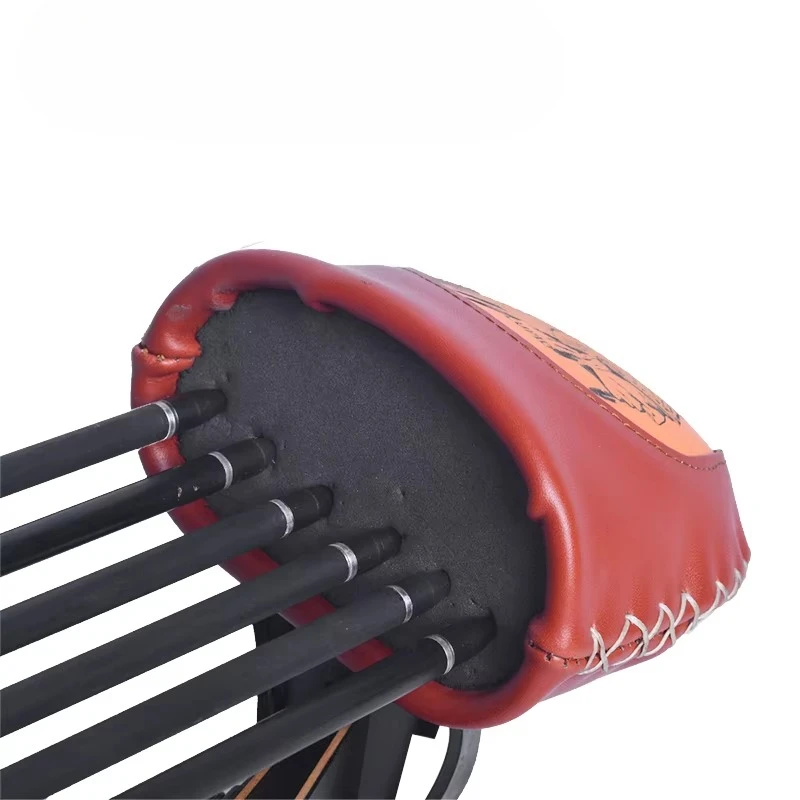 Handcrafted Archery Hand Quiver Large & Small Size Options, Holds 4 or 6 Arrows Storage Pouch for Traditional Recurve Bow