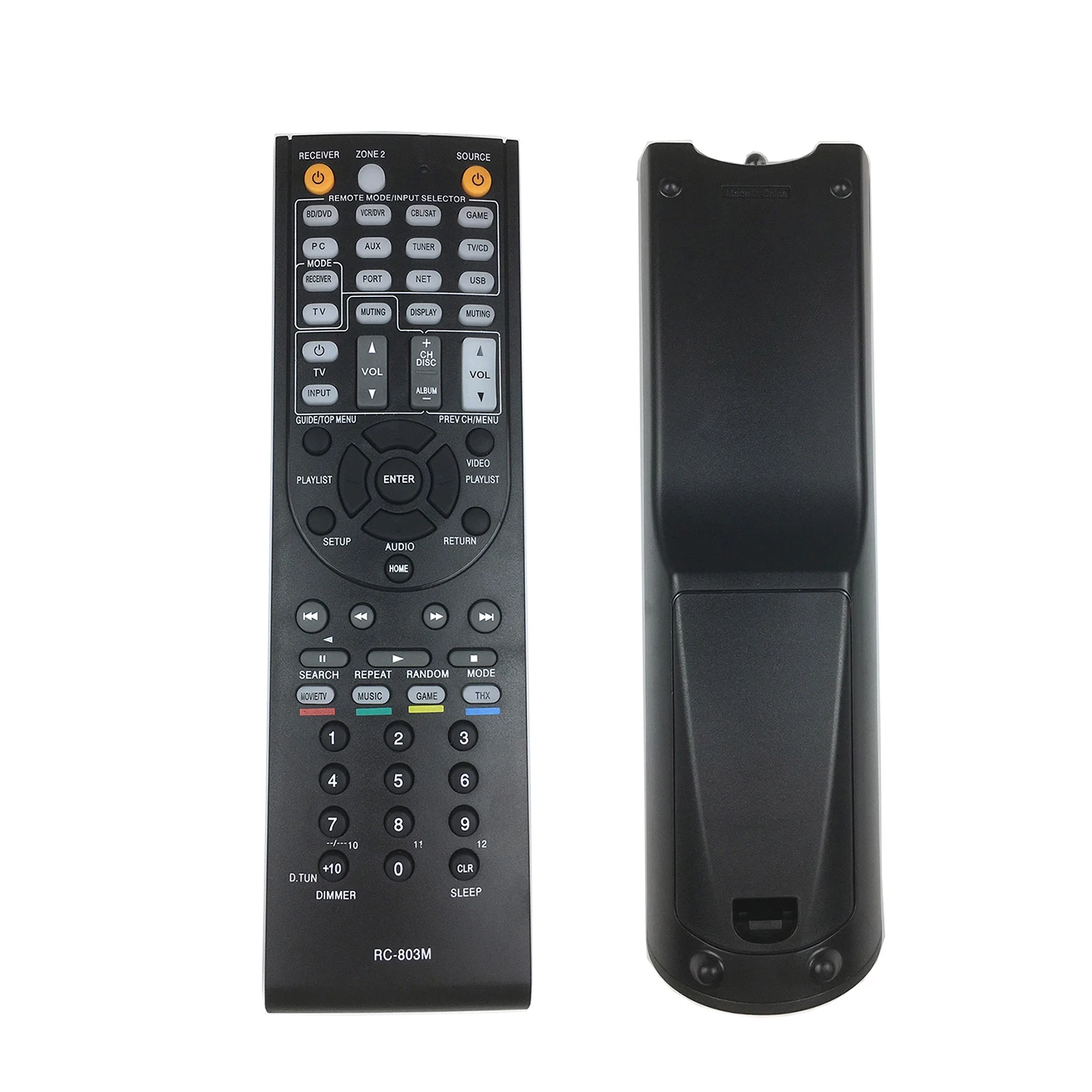 New RC-803M Remote Control for Onkyo AV Receiver RC-801M RC-807M TX-NR609 TX-NR609B HT-S7409 HT-S8409 TX-NR3008 TX-NR5008