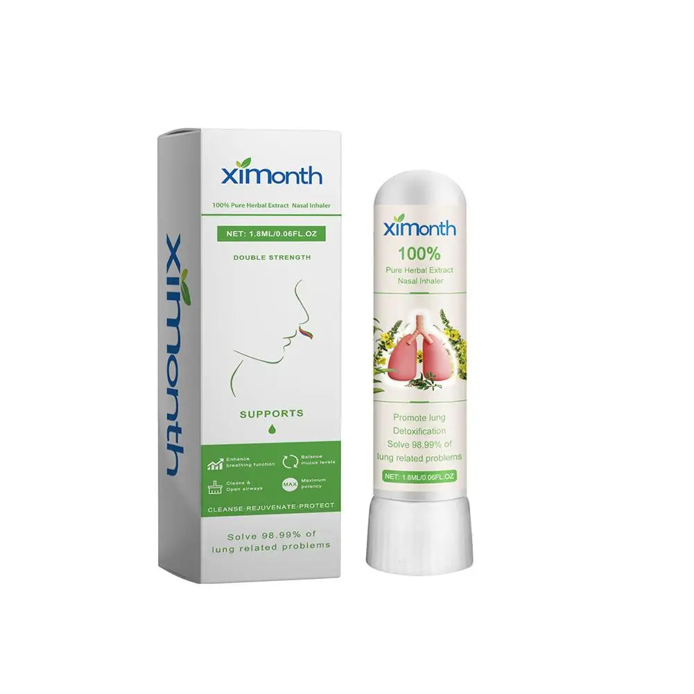 1/2/3/5 pçs inalador nasal de ervas sucção nasal vara congestão nasal desconforto nasal cuidados com o corpo vara produto de cuidados de saúde