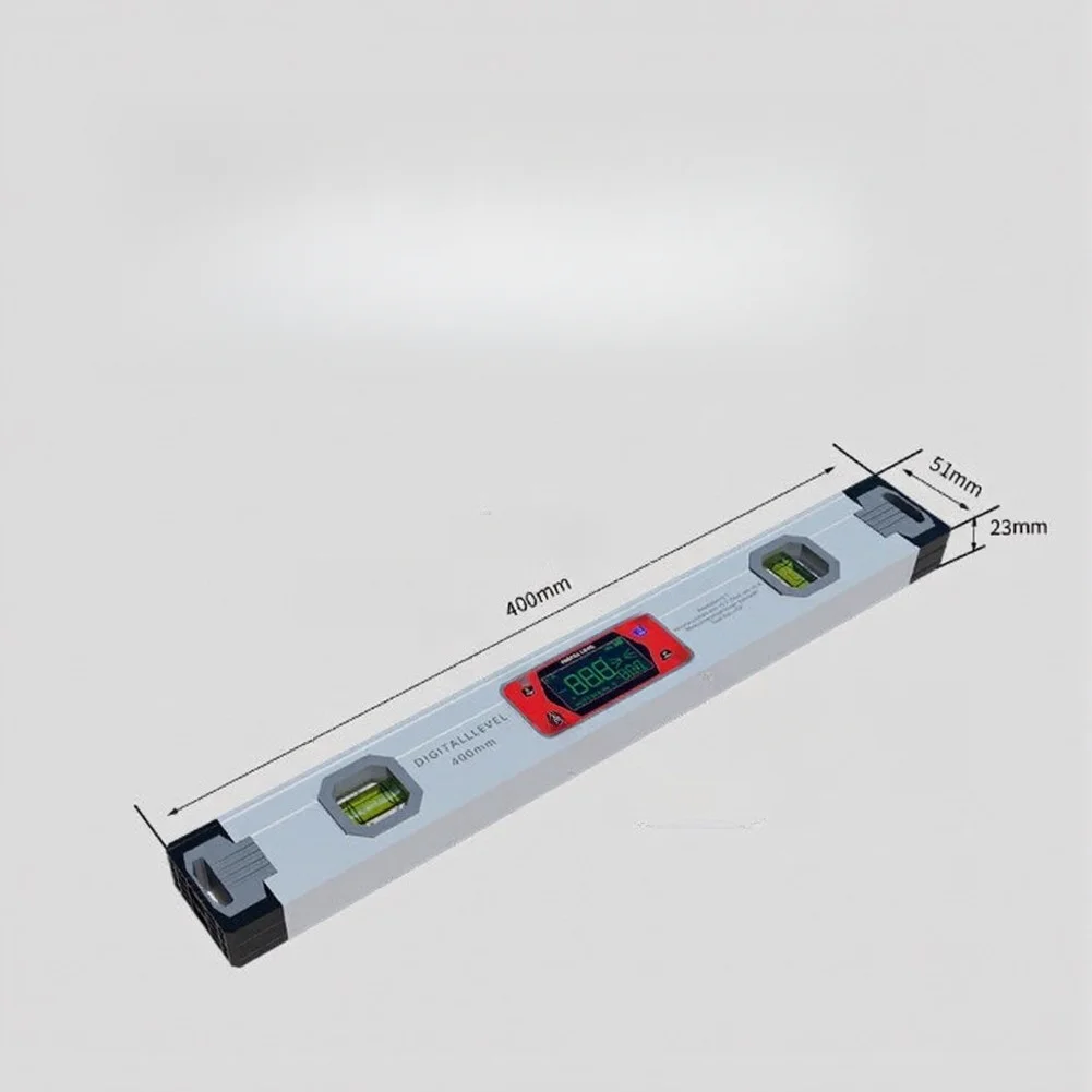 Aluminum Alloy Electronic Angle Gauge with Large Digital Display Touch Functionality and Audible Buzzer Signal