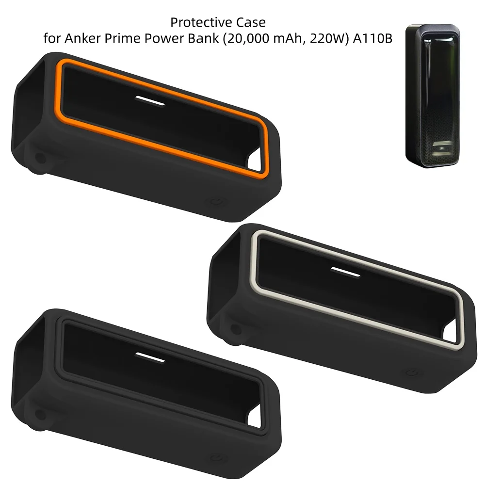 For Anker Prime Power Bank(20K220W)A110B Protective Case Dirt and Dust Resistant Silicone Case