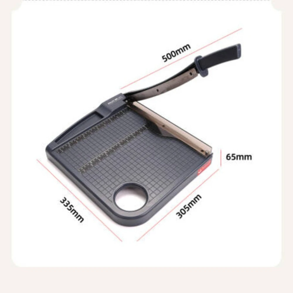 Taglierina Manuale Multifunzionale per Carta con Righello di Precisione, Trimmer per Carta per Foto, Scrapbooking e Forniture per Ufficio