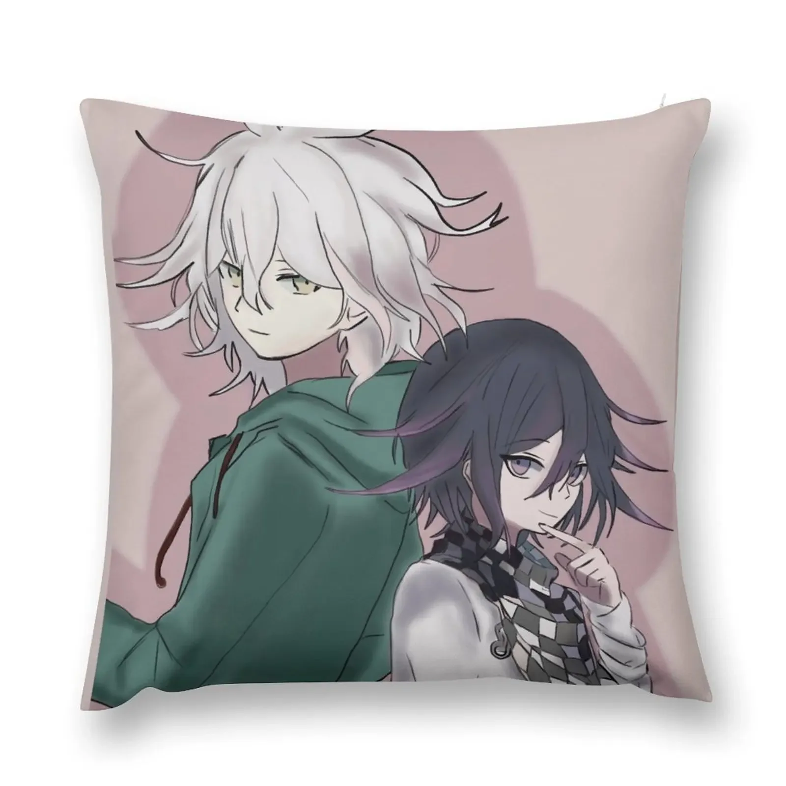 Komaeda Nagito and Kokichi Throw Pillow Pillow Case Cushions Custom Cushion Photo Cushions For Children pillow