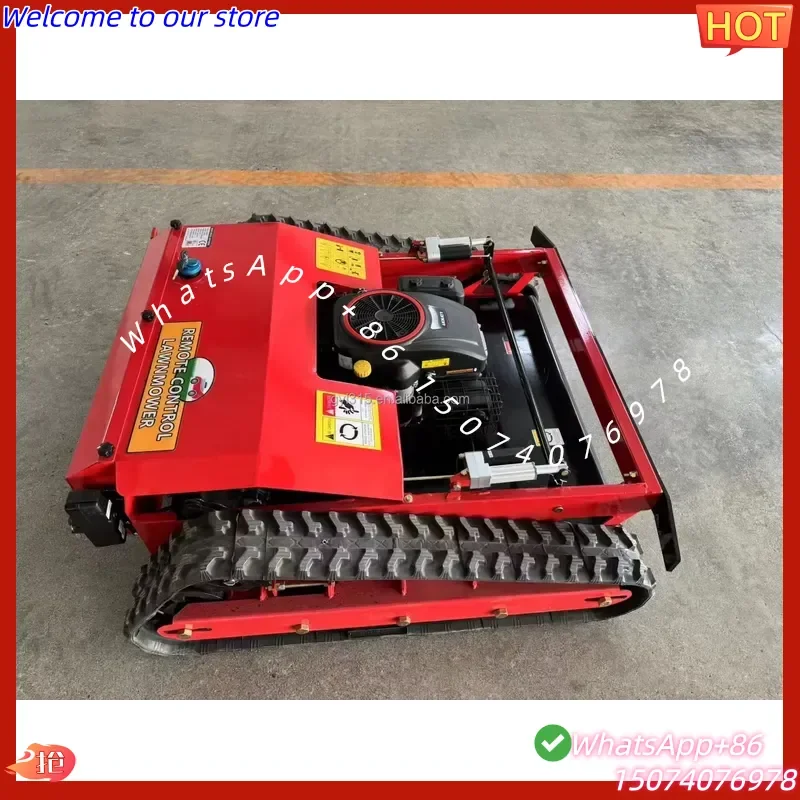 2026 Remote-controlled Grass shredder a Stubble Height of 2-20cm Dual Control Mode High Work Efficiency