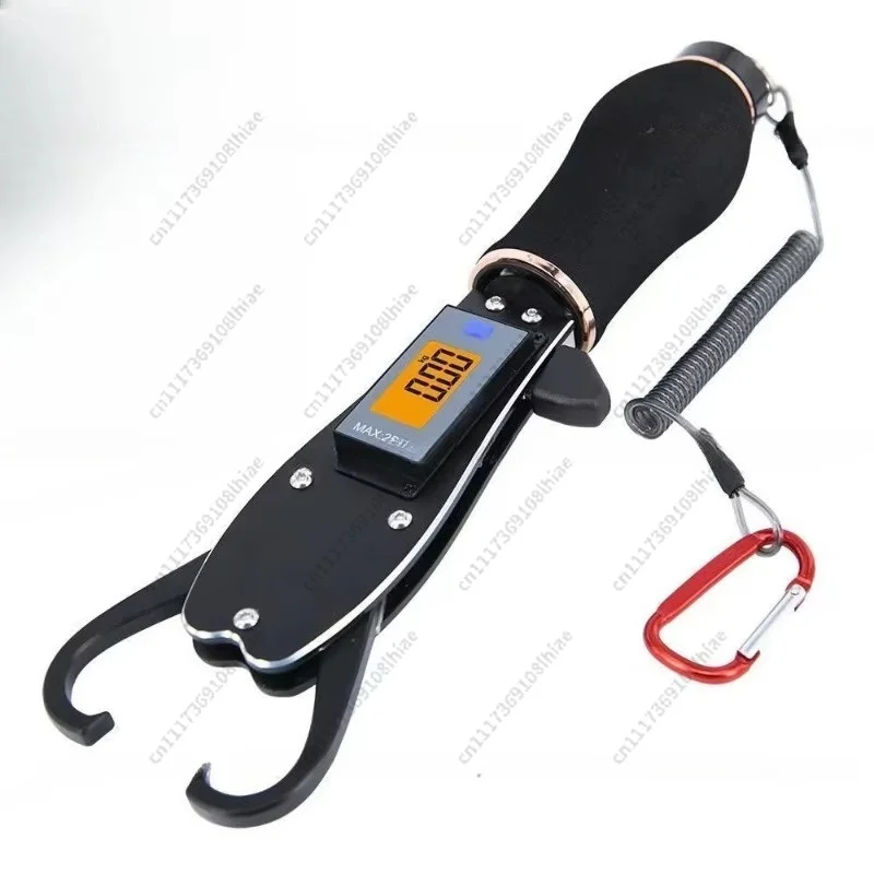 Scale With Built-in Fish Gripper Stainless Steel Multifunctional Portable High-precision Electronic Weighing Clamp