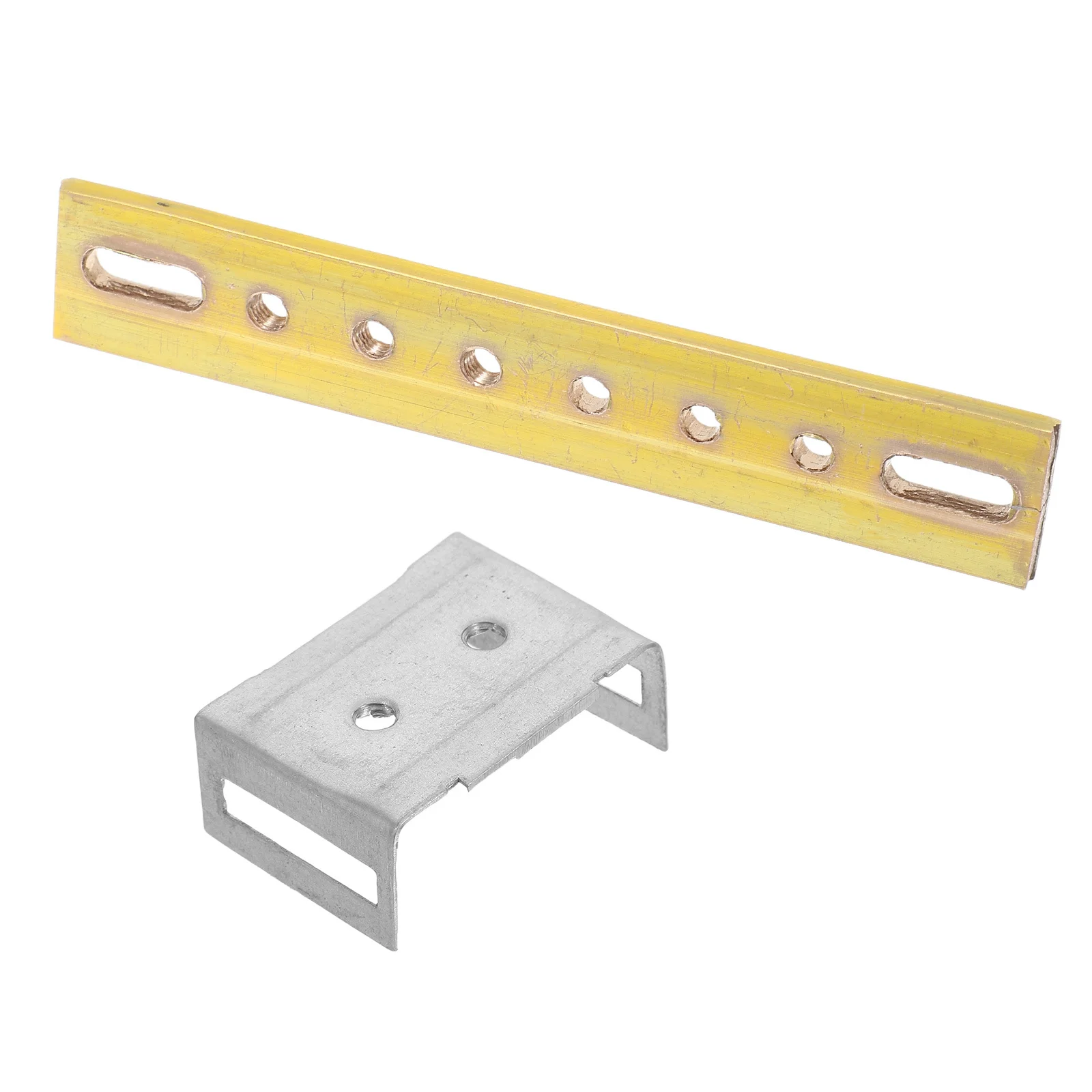 

Brass Busbar Grounding Strip Compact Size 4x20x118mm Reliable Protection Electrical Ground Bar Terminal Block Brass Wire Screw