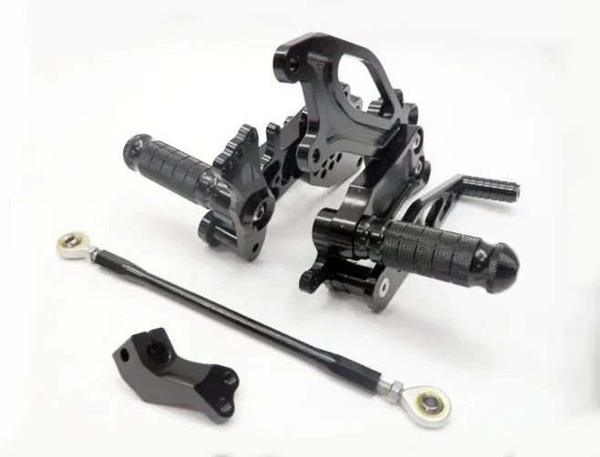 

Black Rearset Rear Set Footpegs for 2007-2008 Honda CBR600RR CBR 600 RR