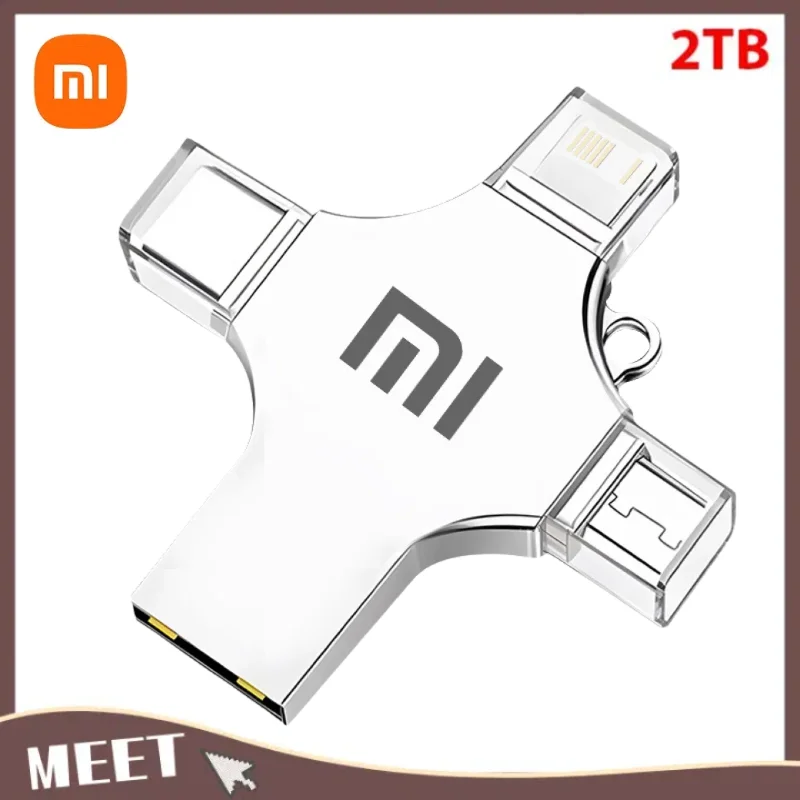 Xiaomi Usb Flash Drive 2tb 1tb 512gb Pendrive High-speed Data Transfer Memory Stick Ultra-slim Thumb Pen Drive Usb Memory Stick