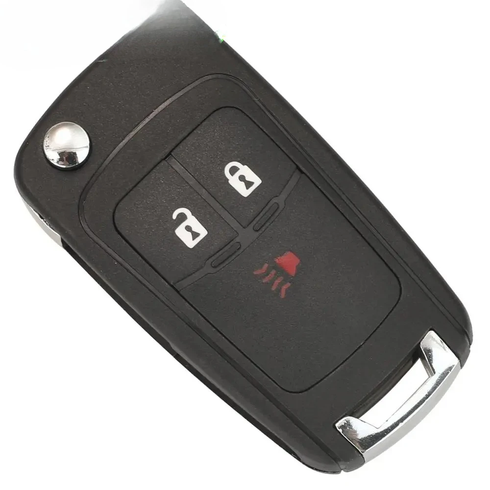 10pcs/lot Folding 3 Buttons Remote Car Key Case Shell for Chevrolet Cruze Spark 2013+ Flip Remote Key Fob Replacement