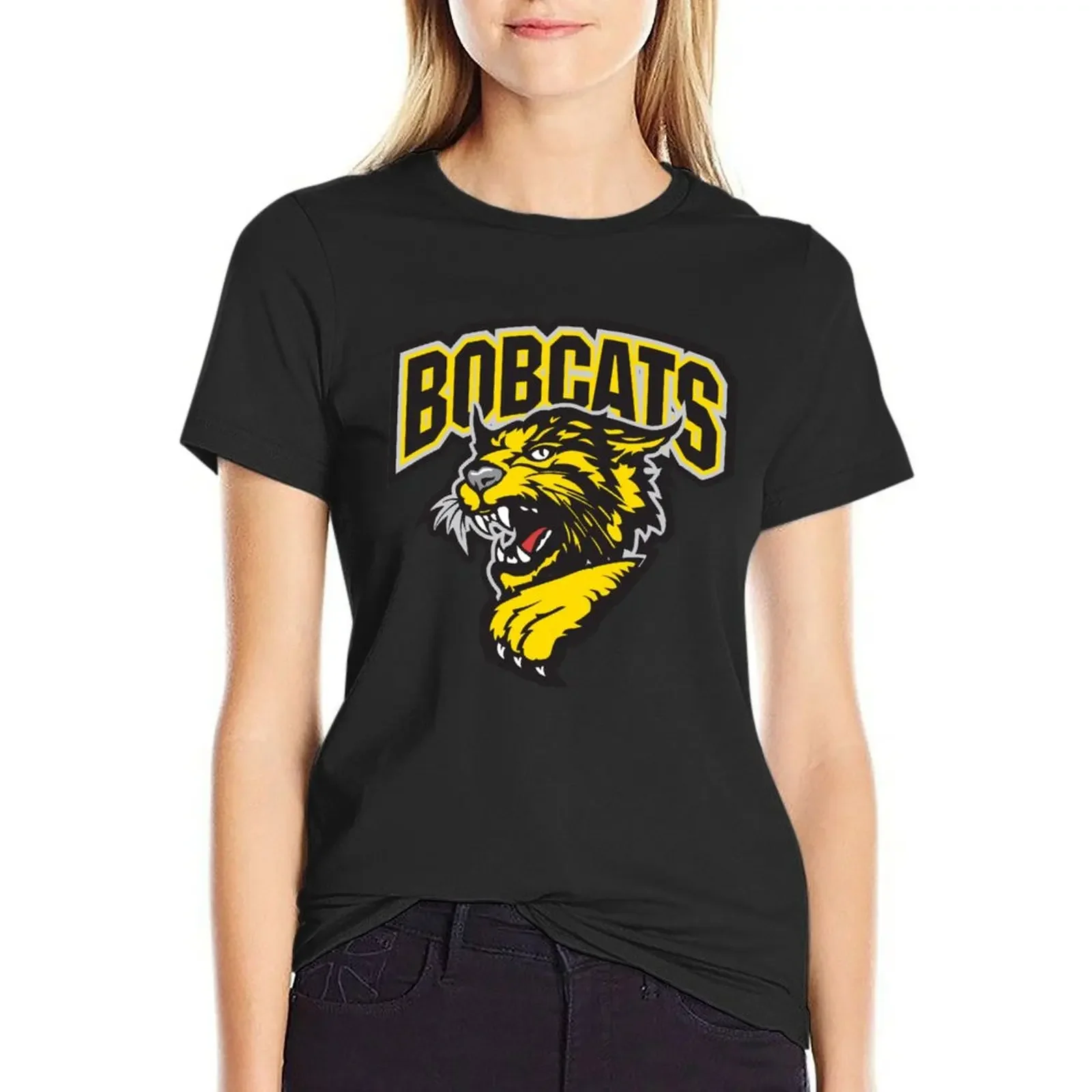 

Bismarck Bobcats T-Shirt sports fans plus sizes plain cute t-shirts for Women