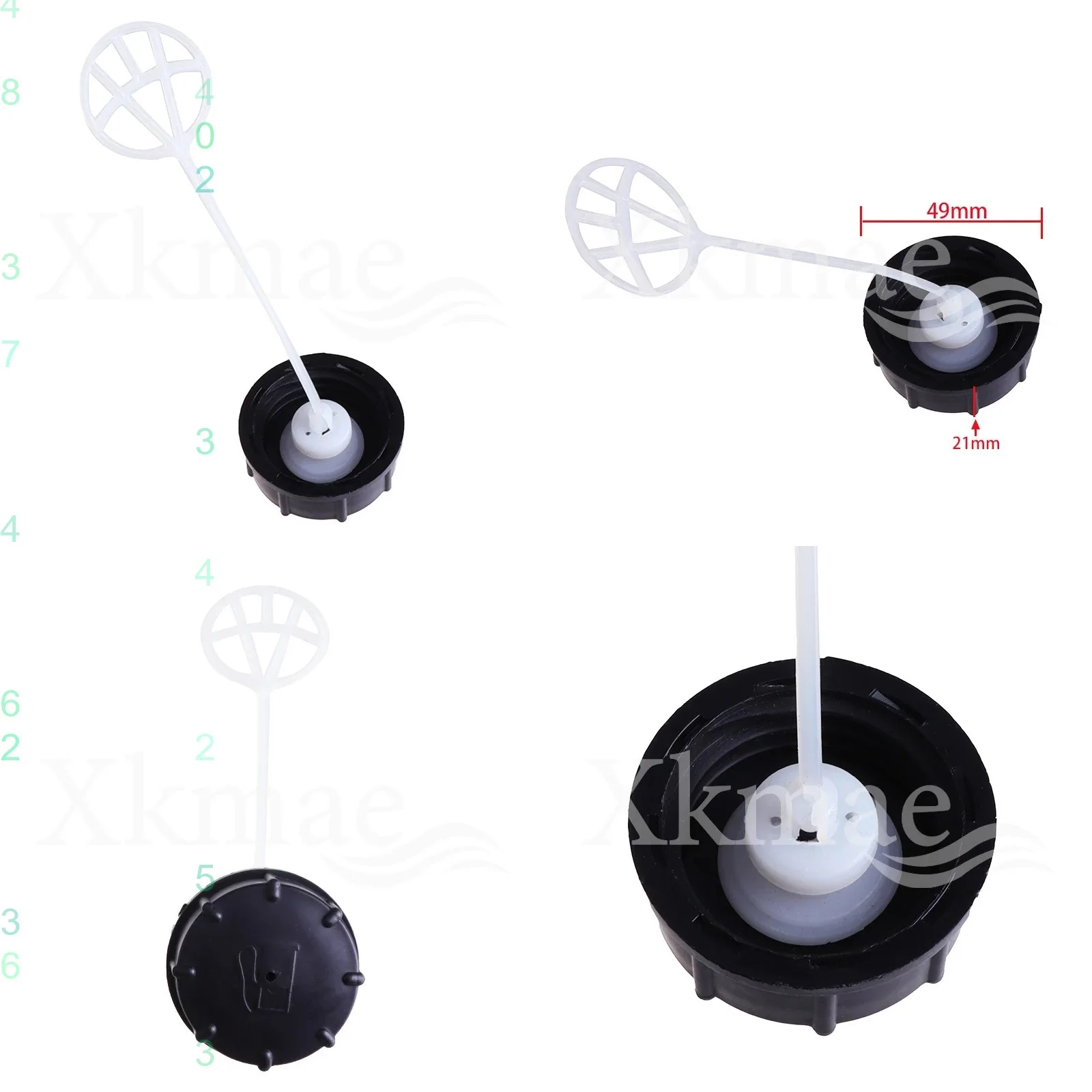 Lawn Mower Fuel Tank Cap Fit 43cc 52cc Brush Cutter 40-5 Oil Fuel Cap Grass Trimmer Replacement Parts for Gardena Tools