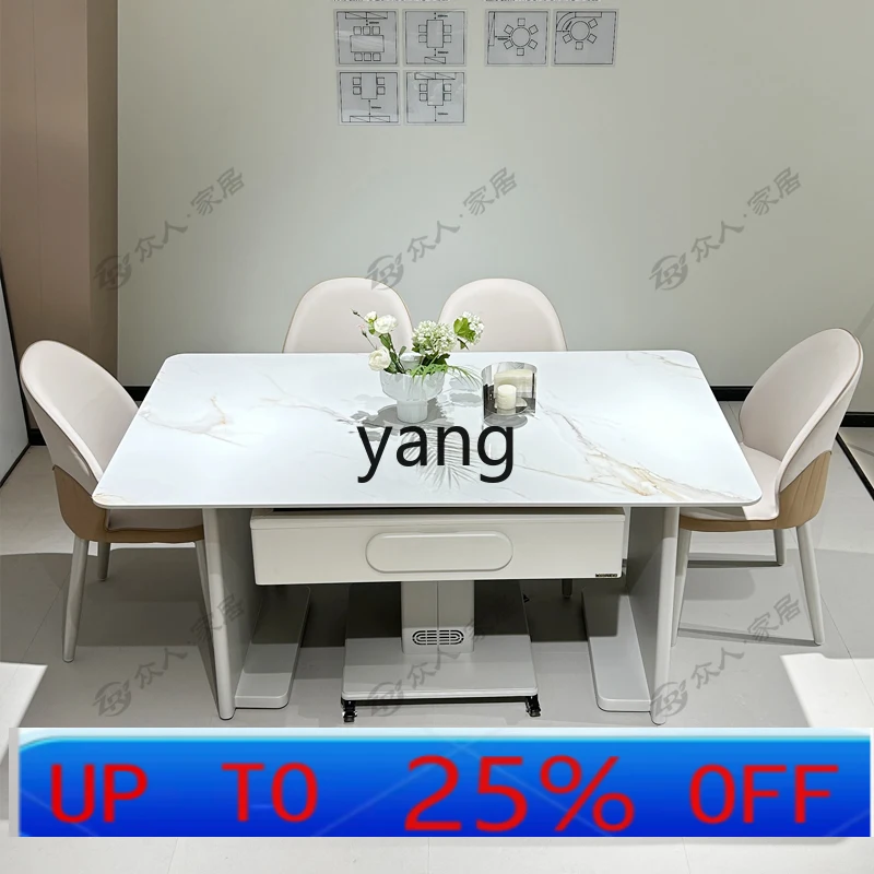 

Lh dining table dual-purpose dining table automatic mahjong machine integrated household can be equipped with induction cooker