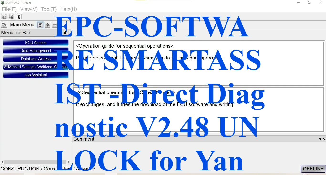 

EPC-OFTWARE SMARTASSIST - Прямая диагностика V2.47 РАЗБЛОКА для Yanmar