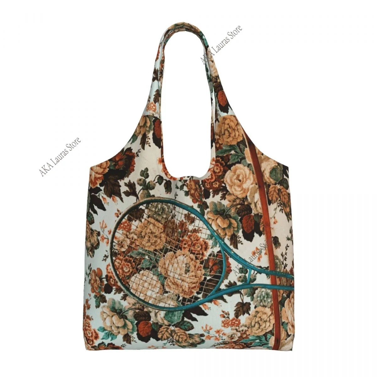 Funny William Morris Compton Floral Art Nouveau Pattern Grocery Shopping Bag Shopper Tote Shoulder Bag Large Handbag