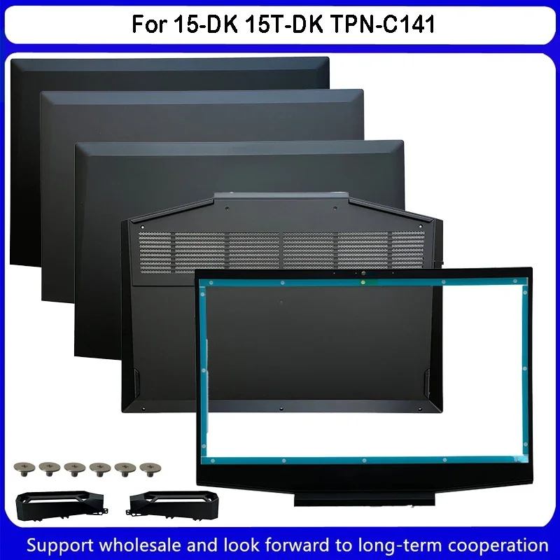 Новинка, для HP 15-DK 15T-DK, фотографическая задняя крышка с ЖК-дисплеем, задняя панель, блестящая нижняя часть