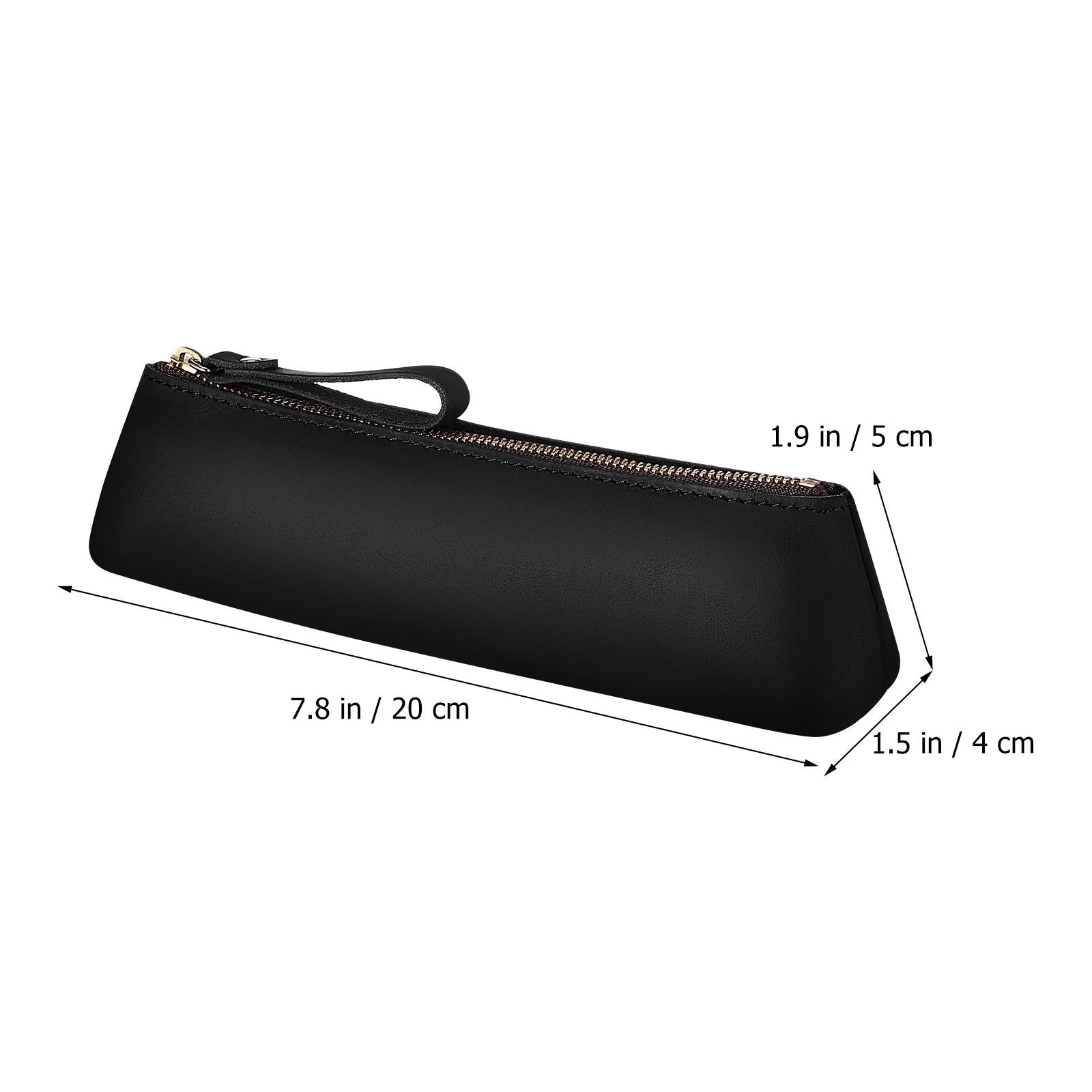

1pcs Handcrafted Leather Pencil Holder Small Case Bags Minimalist Design for Stationery
