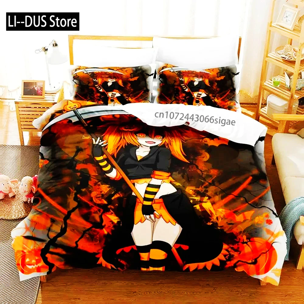 

Anime Mummy Cyanthia Lunime Bedding Set Duvet Cover Bed Set Quilt Cover Pillowcase Comforter King Queen Size Boys Adult