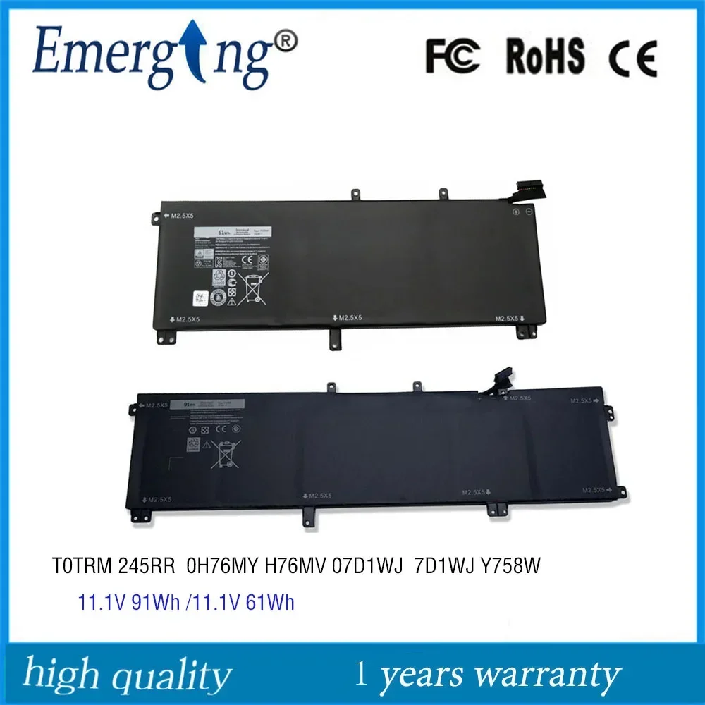 

Новый аккумулятор для ноутбука TOTRM Dell Precision M3800 XPS15 9530 9535 T0TRM 245RR 0H76MY H76MV 07D1WJ 7D1WJ Y758W