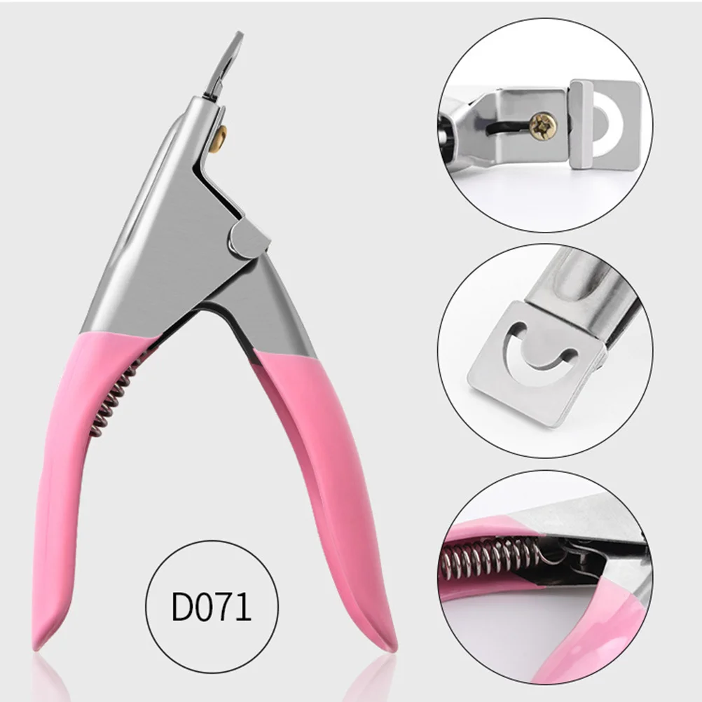 

2Pcs High Quality Stainless Steel Nail Clipper U Shape Trimmer for Salon Home Pet Grooming Stainless Steel Nail Tip Trimmer