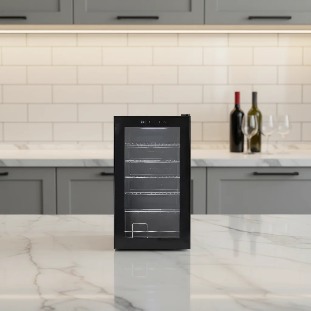 

Thermoelectric Built-in Refrigerator Cooler Electronic Freestanding Mini Wine Cabinet