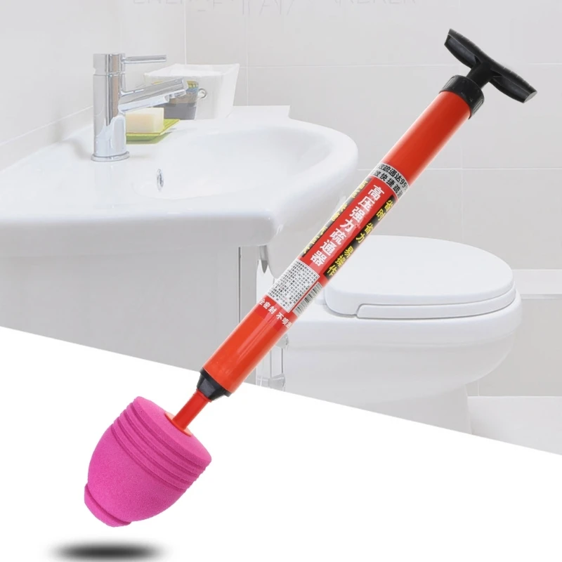 Y1UB Pipe Cleaner Toilet Cleaning Tool Drain Clogs Remover Toilet Plunger Effective